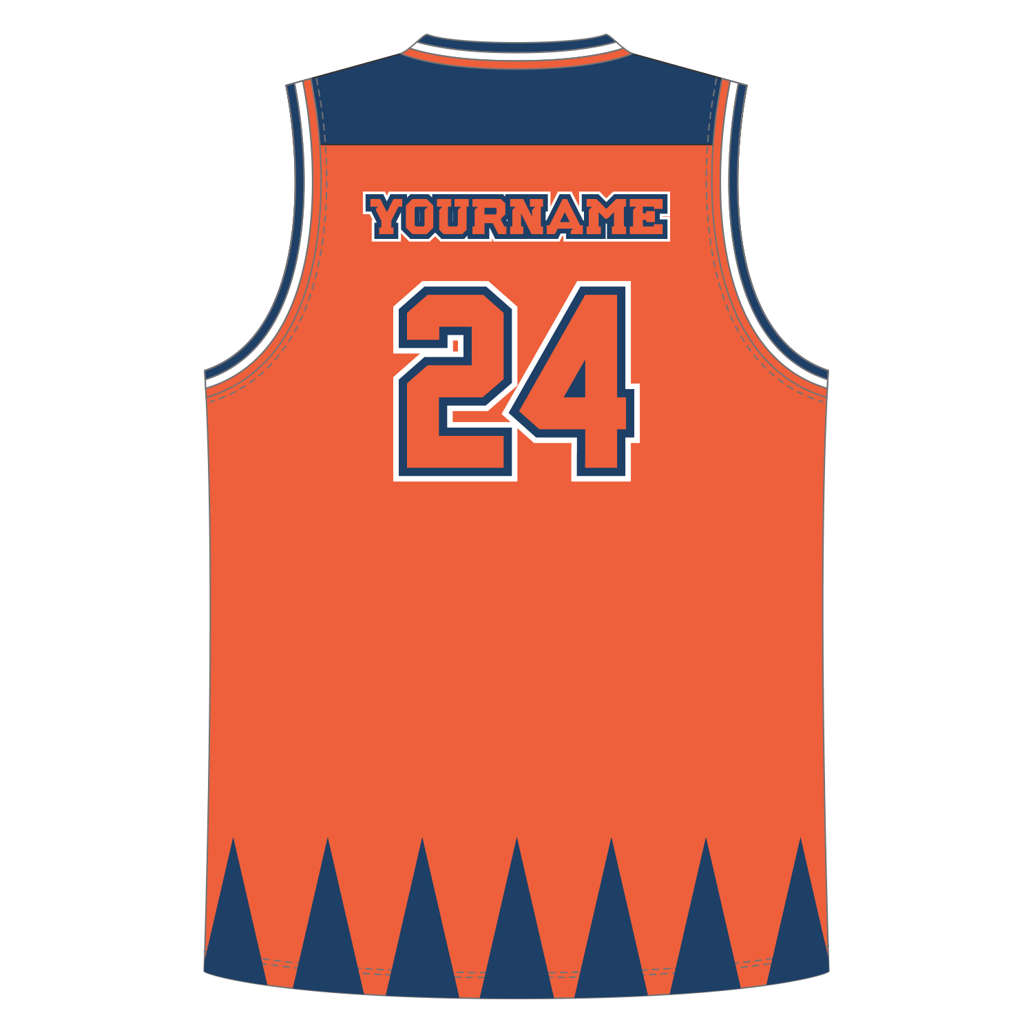 CUSTOM V-NECK BASKETBALL JERSEYS