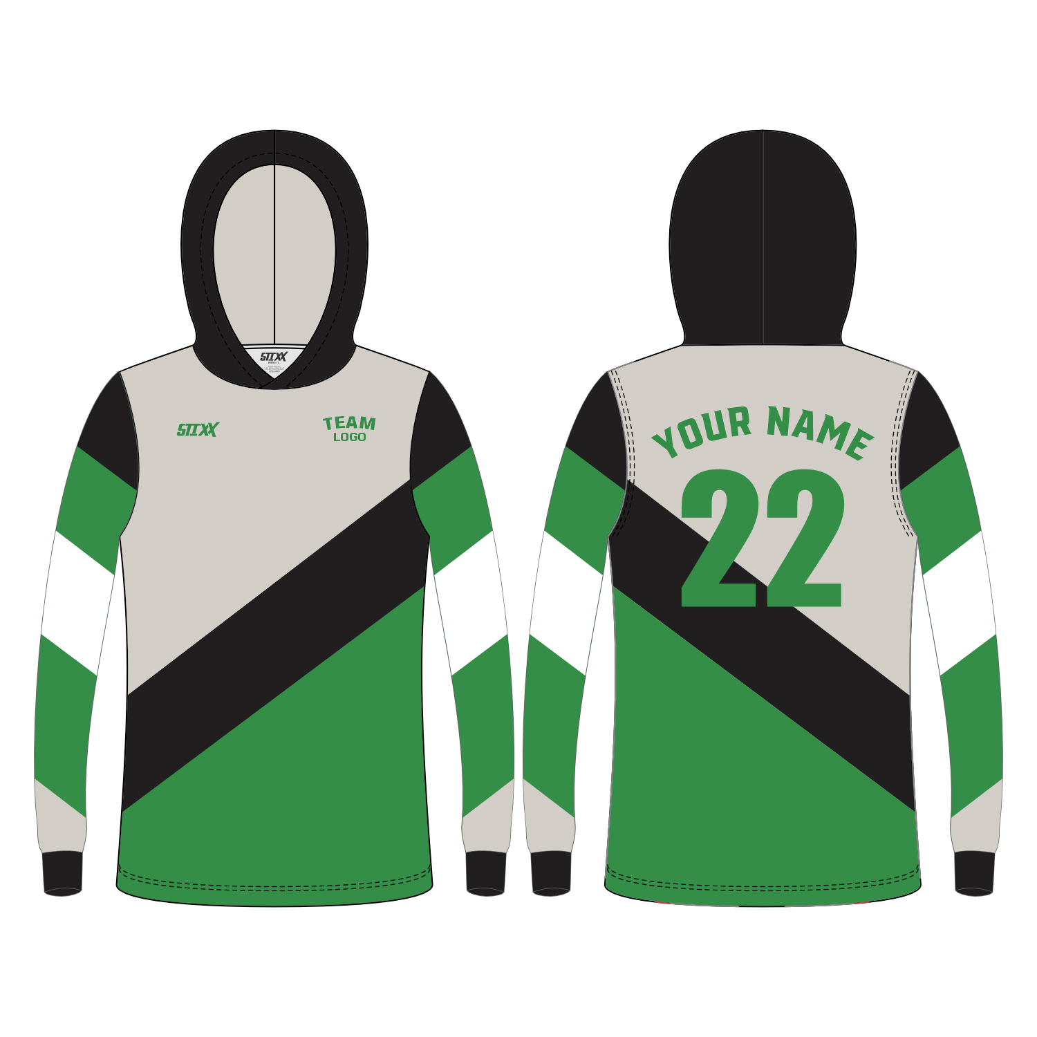 CUSTOM LONG SLEEVE HOODIE SHOOTING SHIRTS