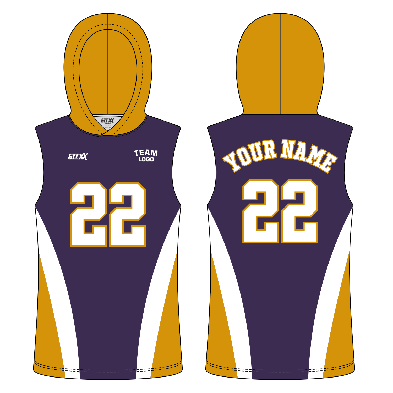 CUSTOM SLEEVELESS HOODIE SHOOTING SHIRTS