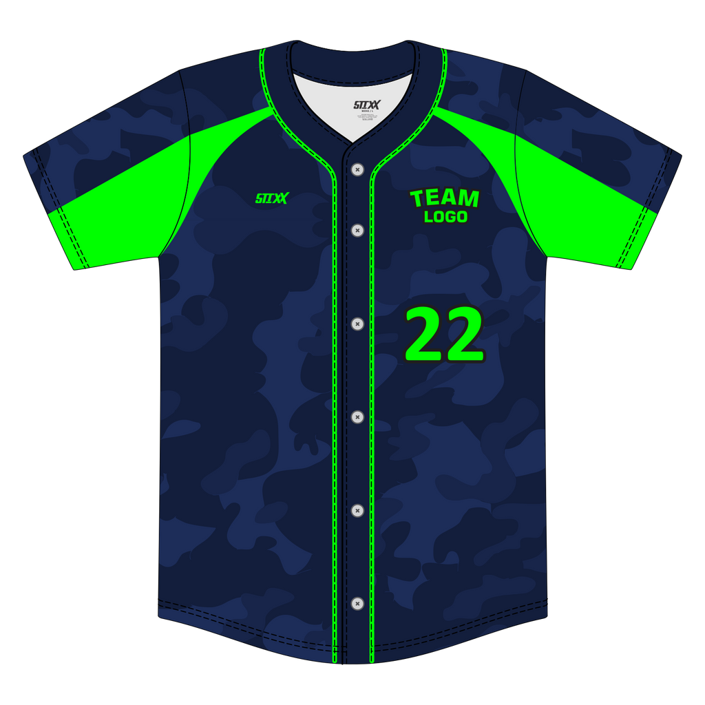Custom Button-Down Baseball Jerseys