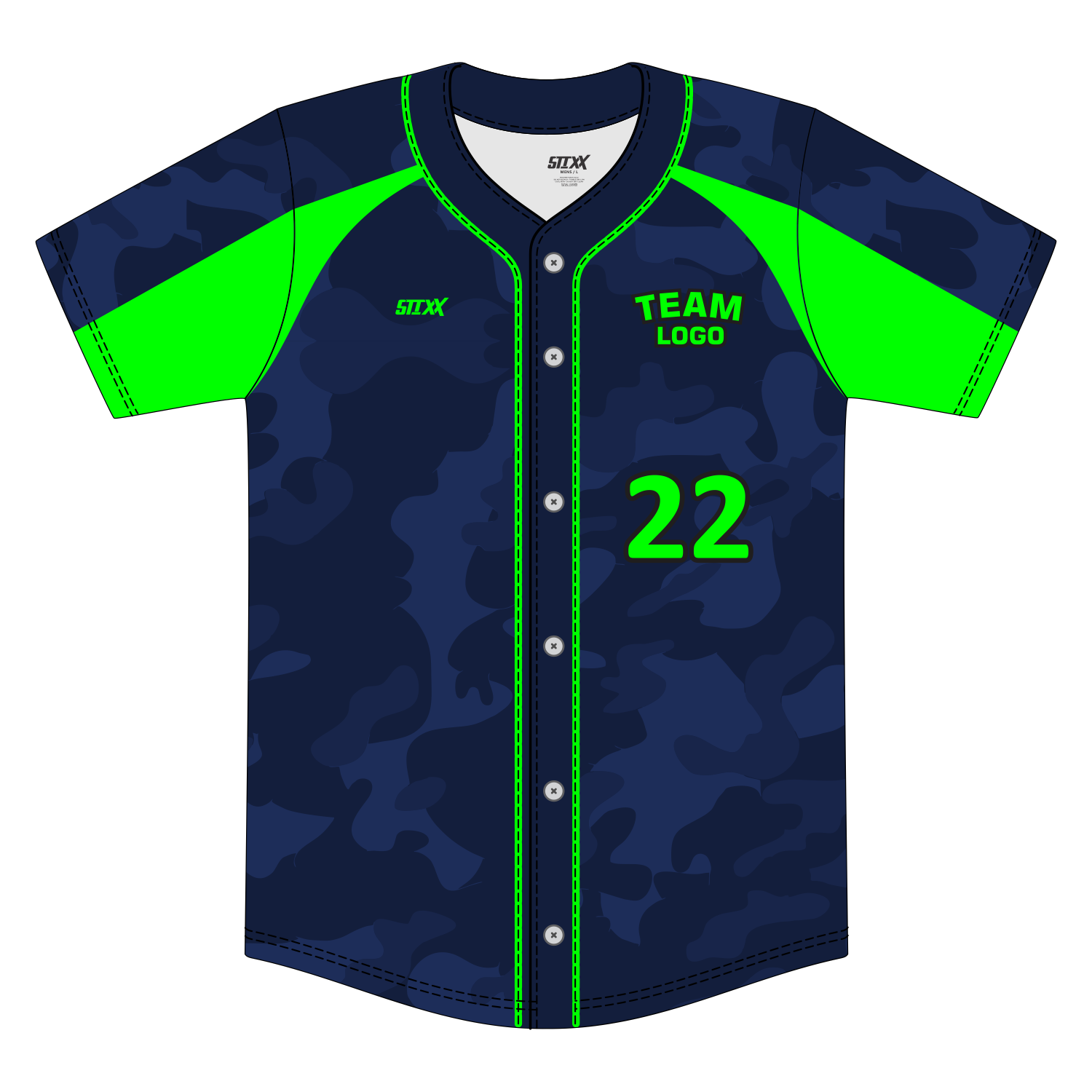 Custom Button-Down Baseball Jerseys