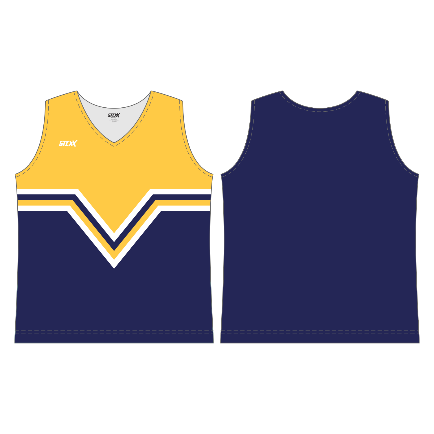 Custom Sleeveless Cheerleading Shells