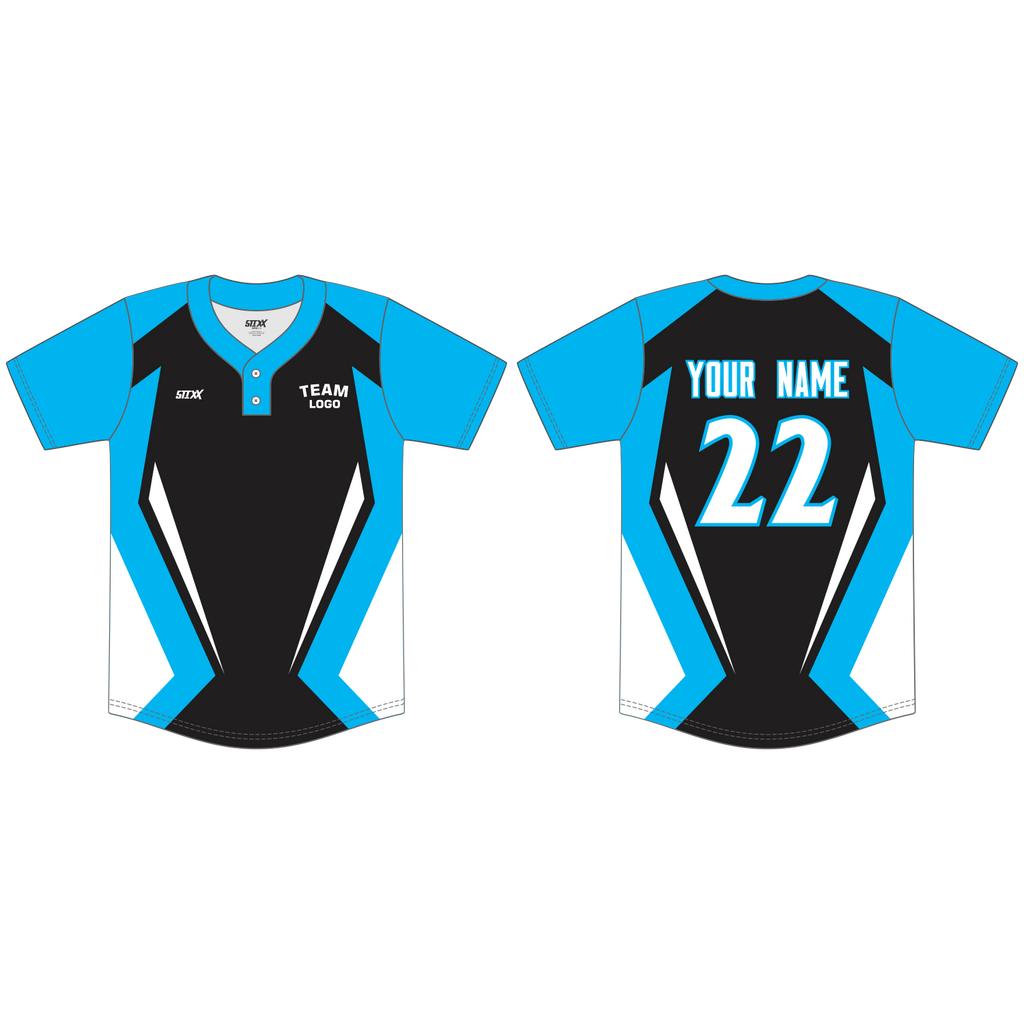 Custom 2-Button Baseball Jerseys