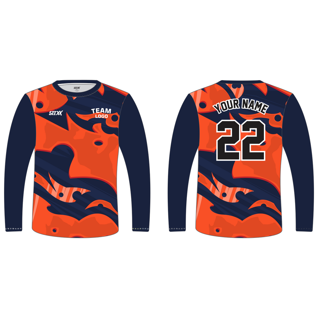 Custom Long Sleeve Crew Neck T-Shirts