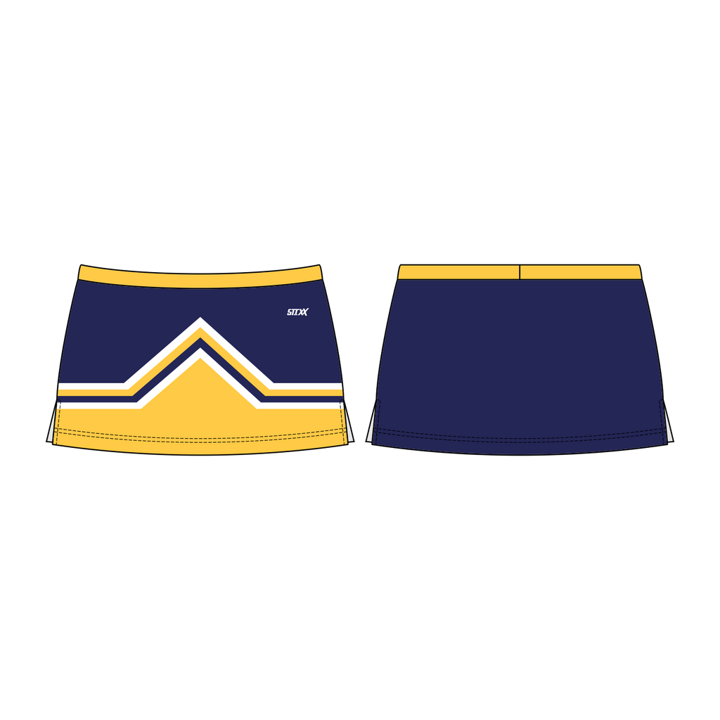 Custom Side Vent Cheerleading Skirts