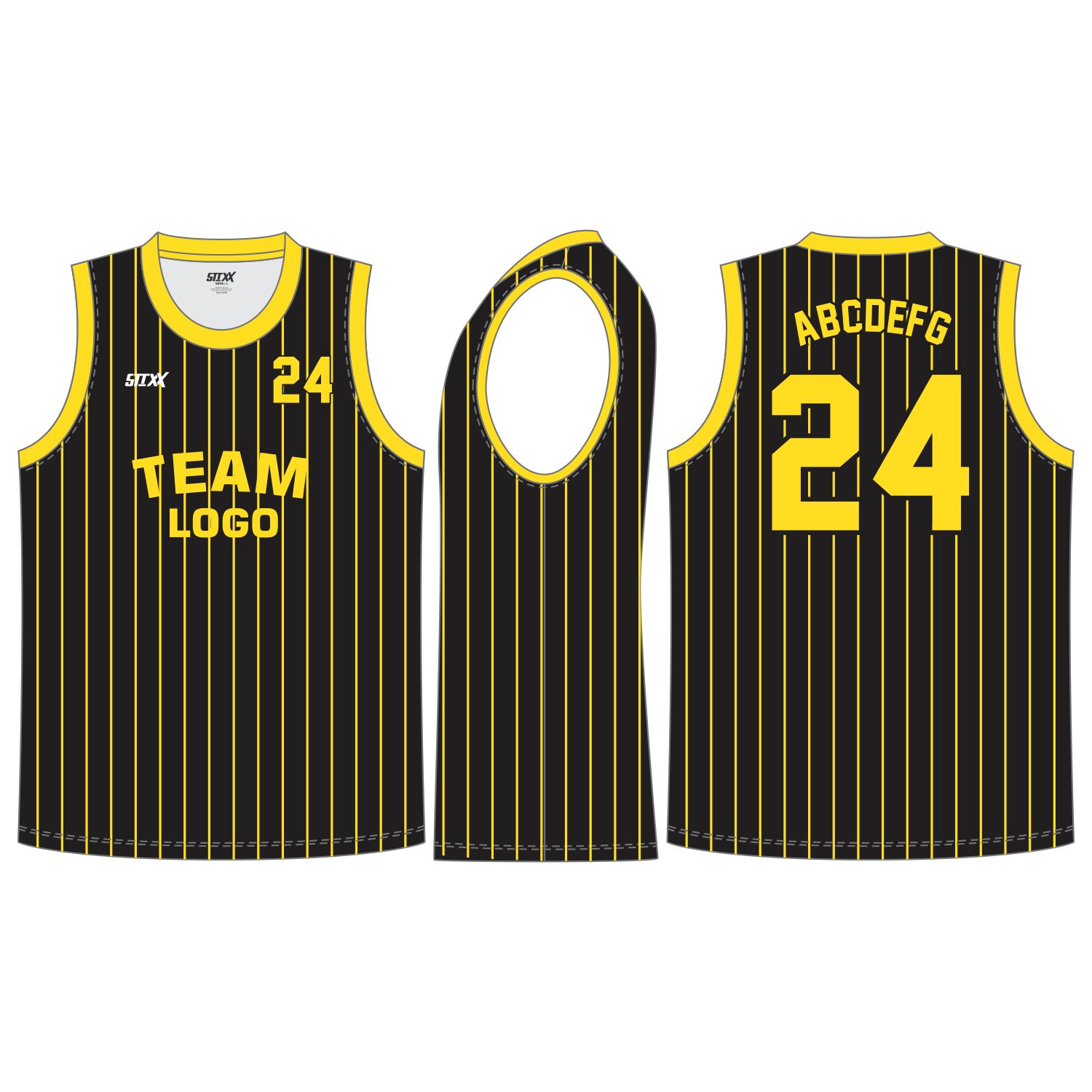 CUSTOM ROUND/CREW NECK BASKETBALL JERSEYS