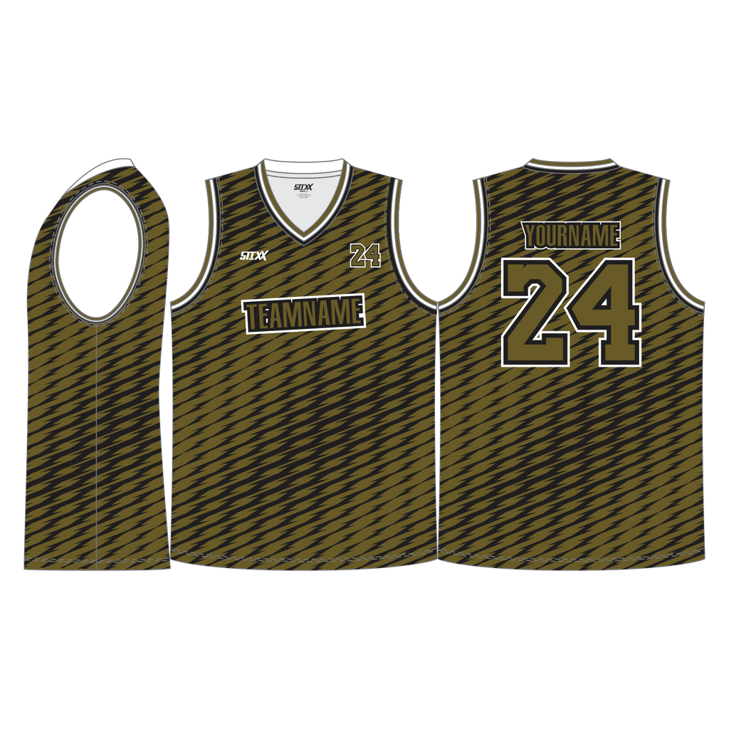 CUSTOM V-NECK BASKETBALL JERSEYS