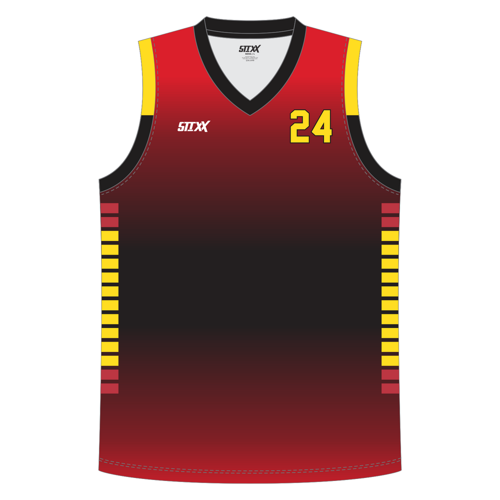 CUSTOM V-NECK BASKETBALL JERSEYS