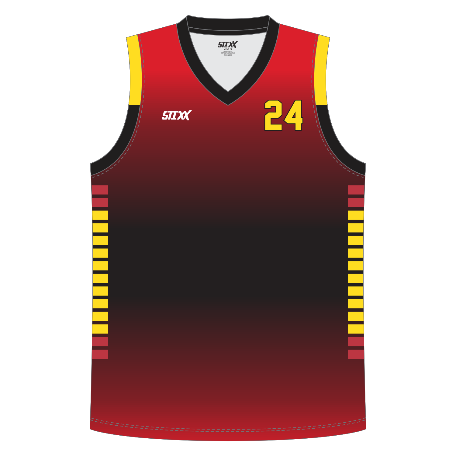 CUSTOM V-NECK BASKETBALL JERSEYS