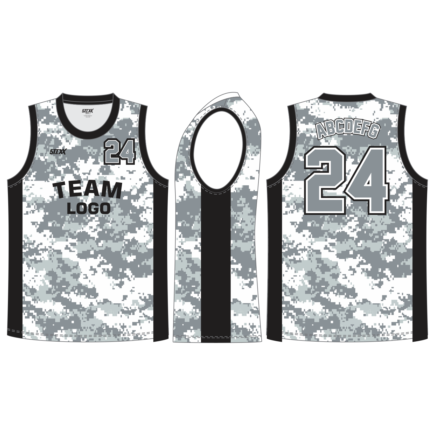 CUSTOM ROUND/CREW NECK BASKETBALL JERSEYS