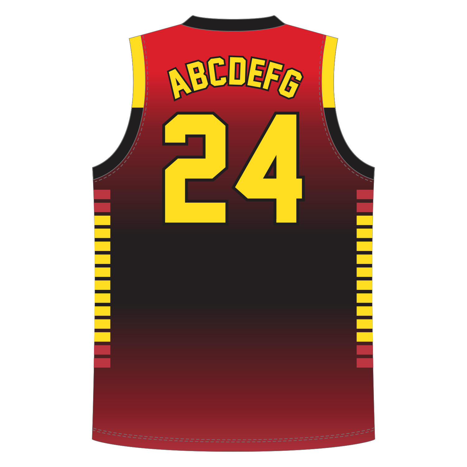 CUSTOM V-NECK BASKETBALL JERSEYS