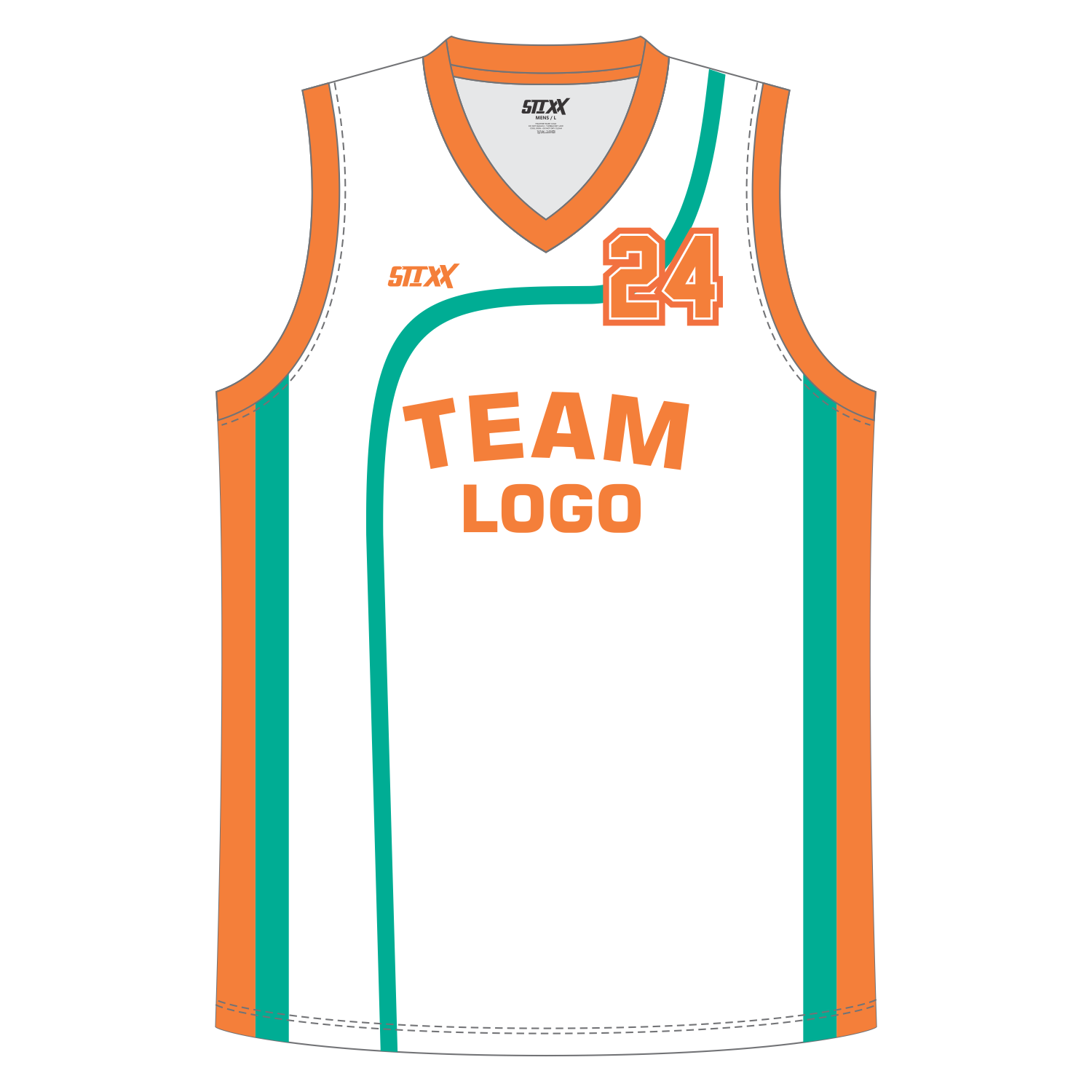 CUSTOM V-NECK BASKETBALL JERSEYS