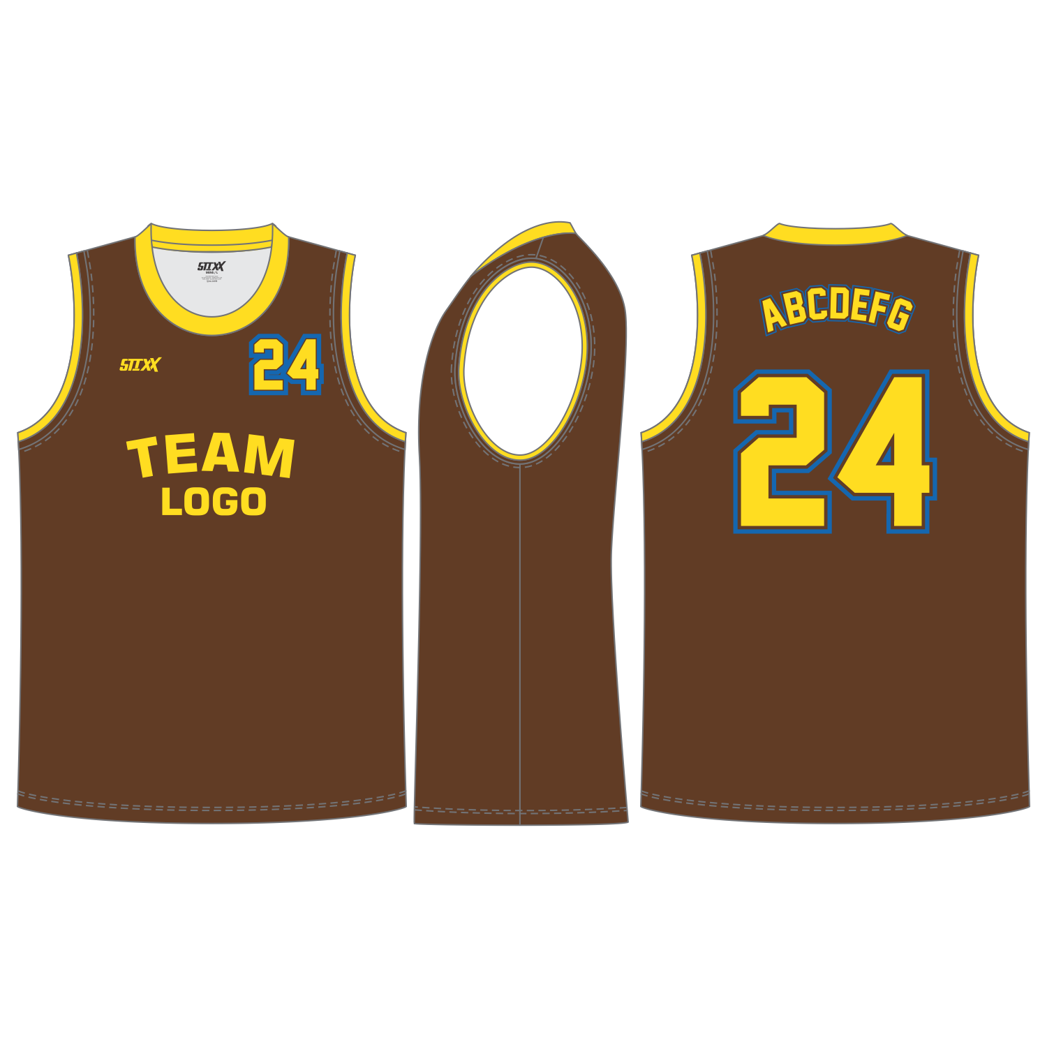 CUSTOM ROUND/CREW NECK BASKETBALL JERSEYS