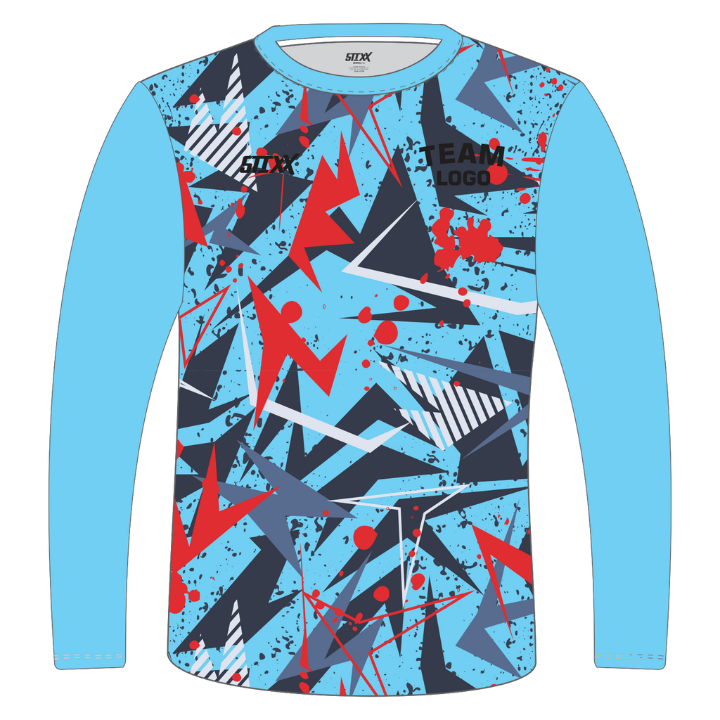 Custom Long‑Sleeve Crew Neck T‑Shirts