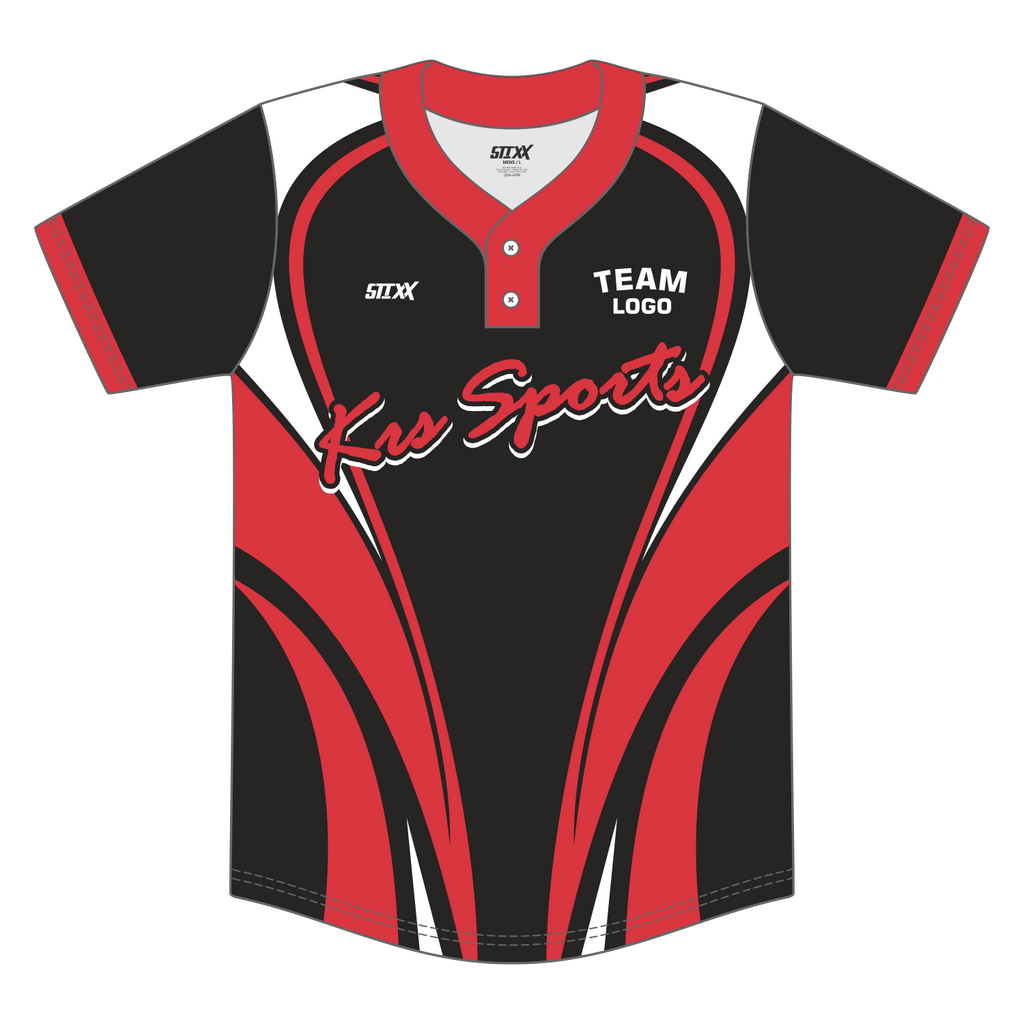 Custom 2-Button Baseball Jerseys
