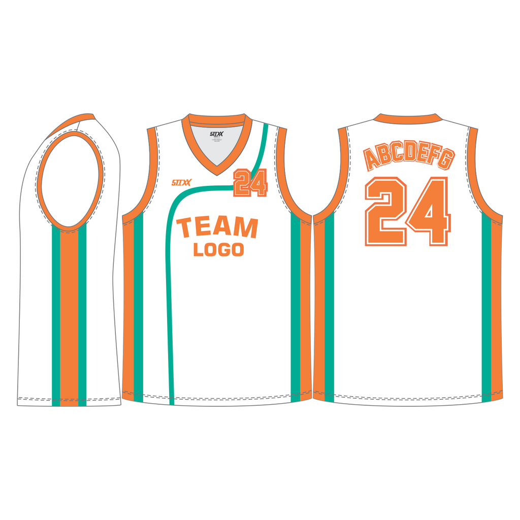 CUSTOM V-NECK BASKETBALL JERSEYS