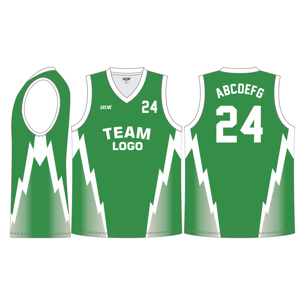 CUSTOM V-NECK BASKETBALL JERSEYS