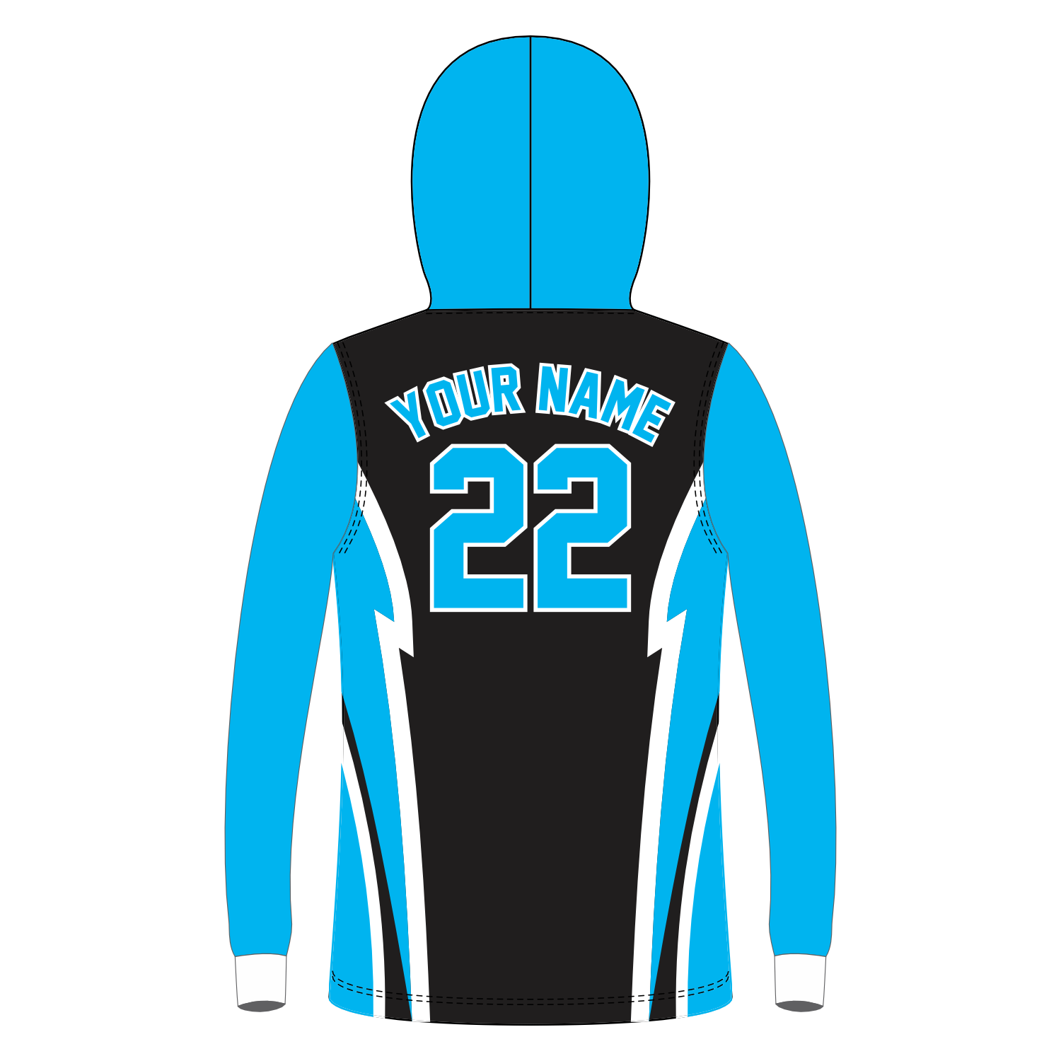 CUSTOM LONG SLEEVE HOODIE SHOOTING SHIRTS