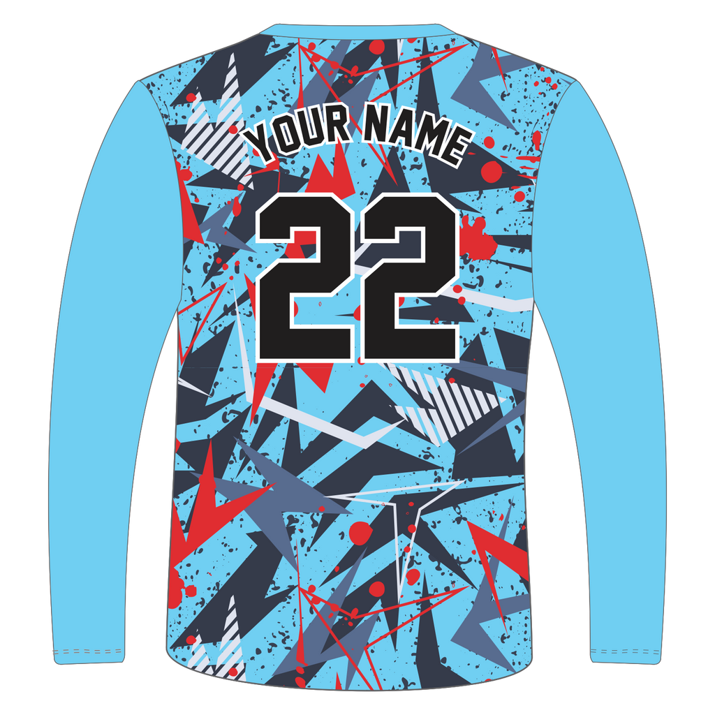 Custom Long‑Sleeve Crew Neck T‑Shirts