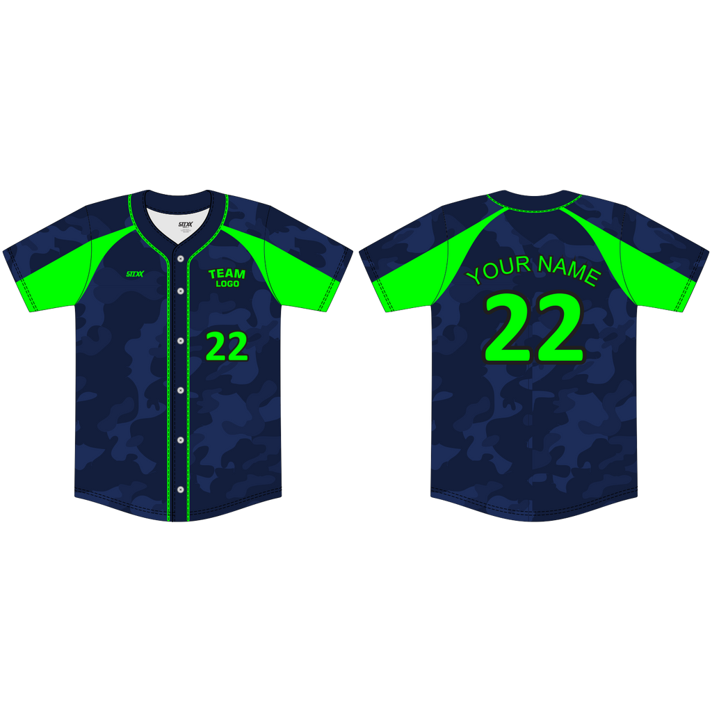 Custom Button-Down Baseball Jerseys
