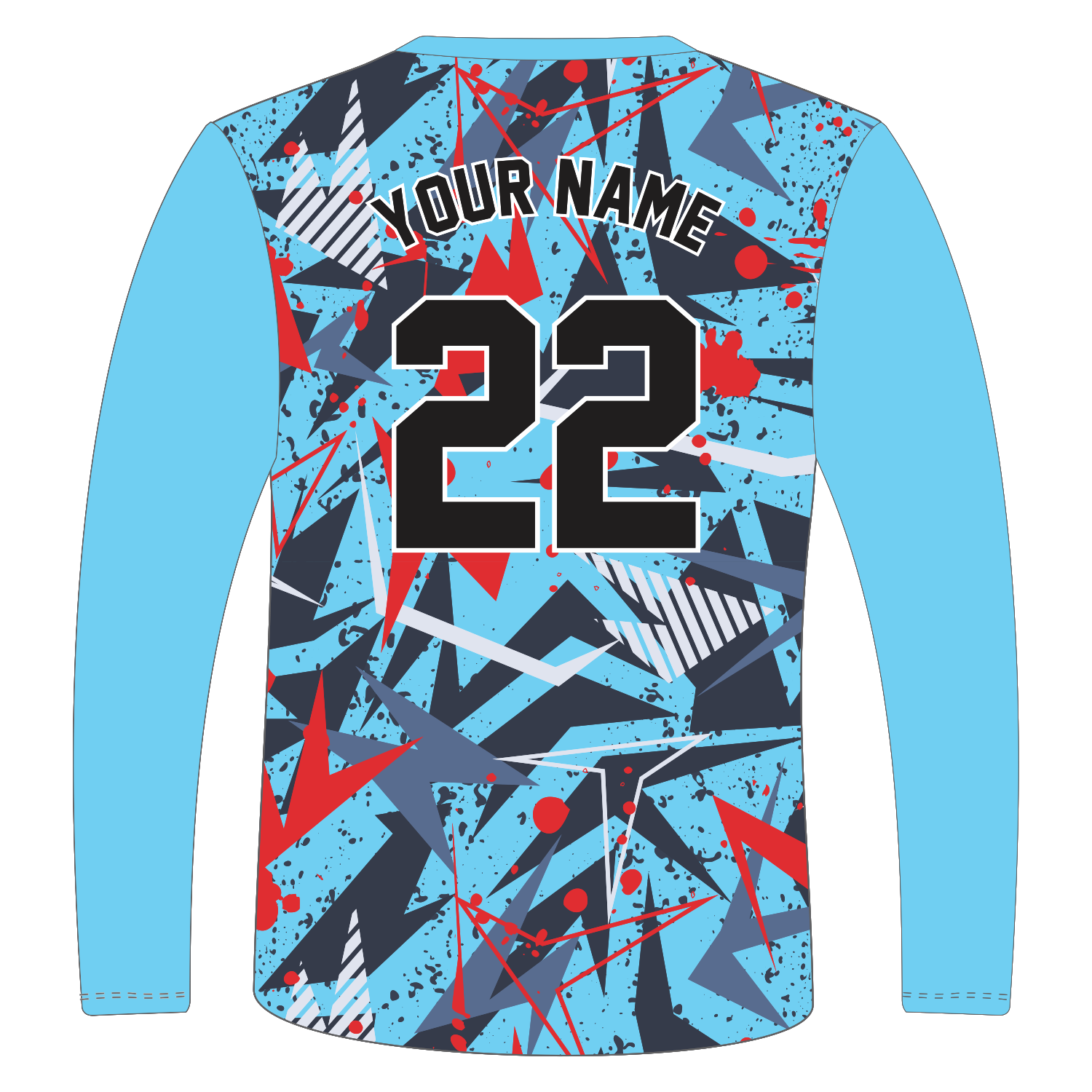 Custom Long Sleeve Crew Neck T-Shirts