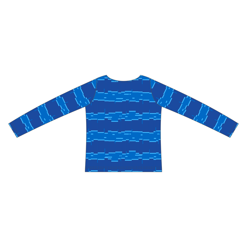 Custom Long Sleeved Crew Neck Cheerleading Shells