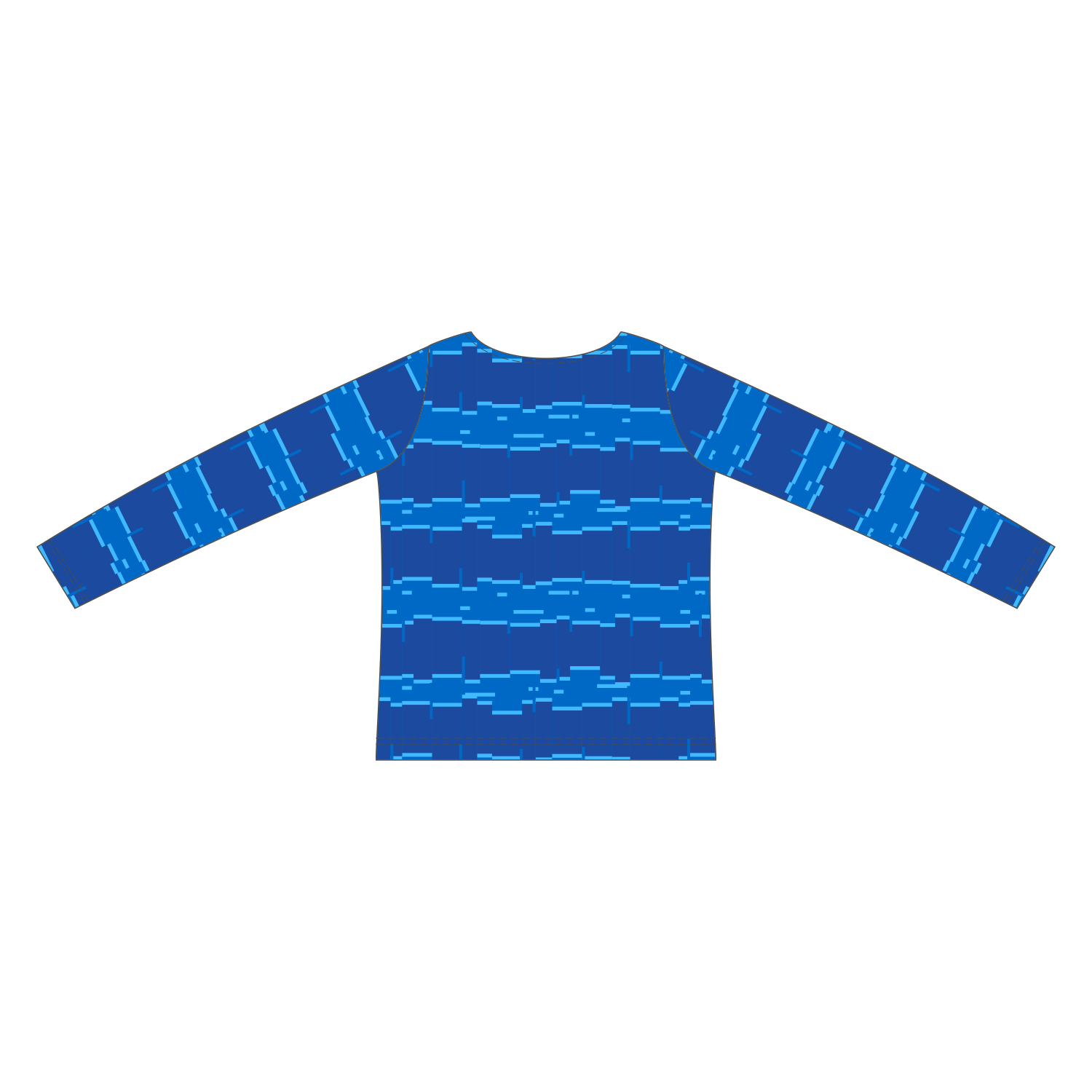 Custom Long Sleeved Crew Neck Cheerleading Shells