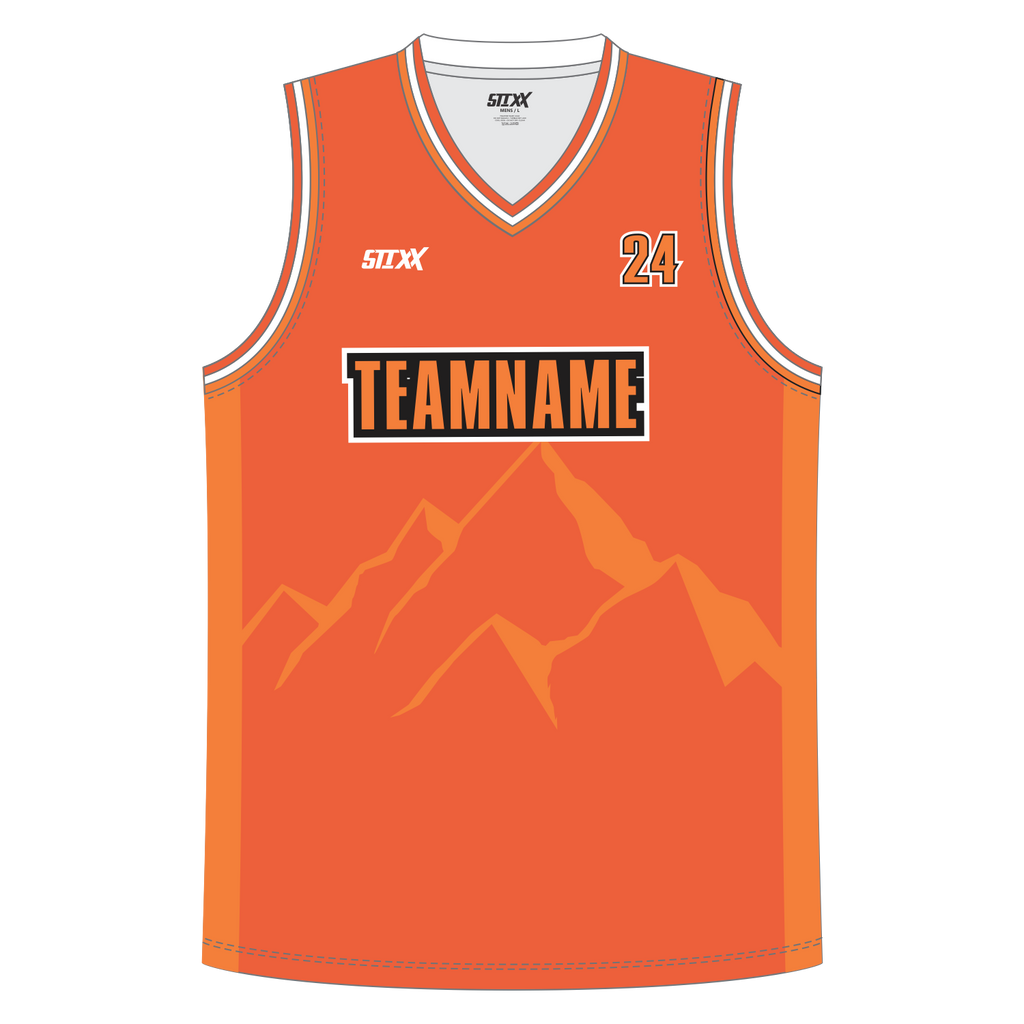 CUSTOM V-NECK BASKETBALL JERSEYS