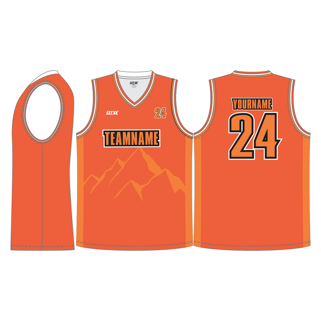 CUSTOM V-NECK BASKETBALL JERSEYS