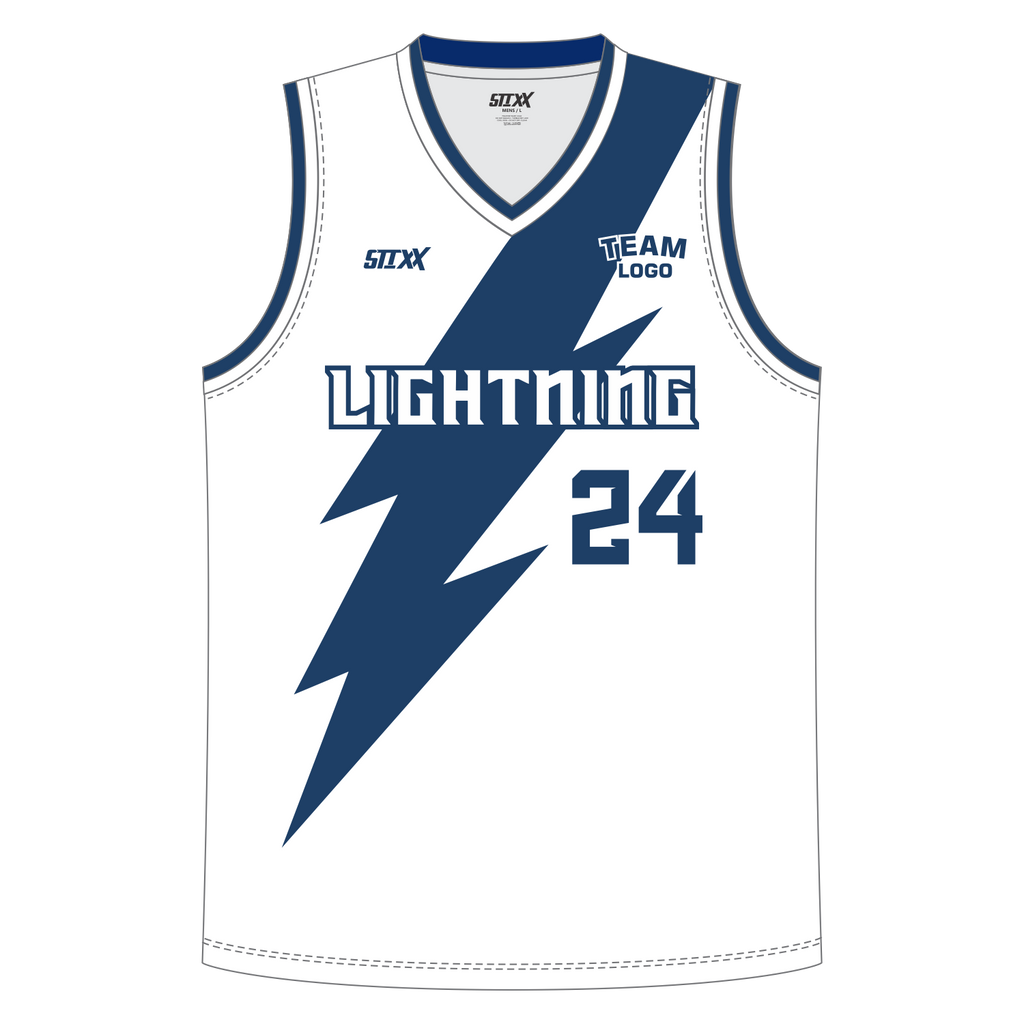 CUSTOM V-NECK BASKETBALL JERSEYS