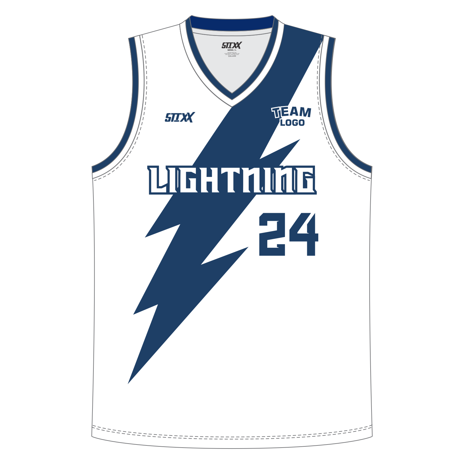 CUSTOM V-NECK BASKETBALL JERSEYS
