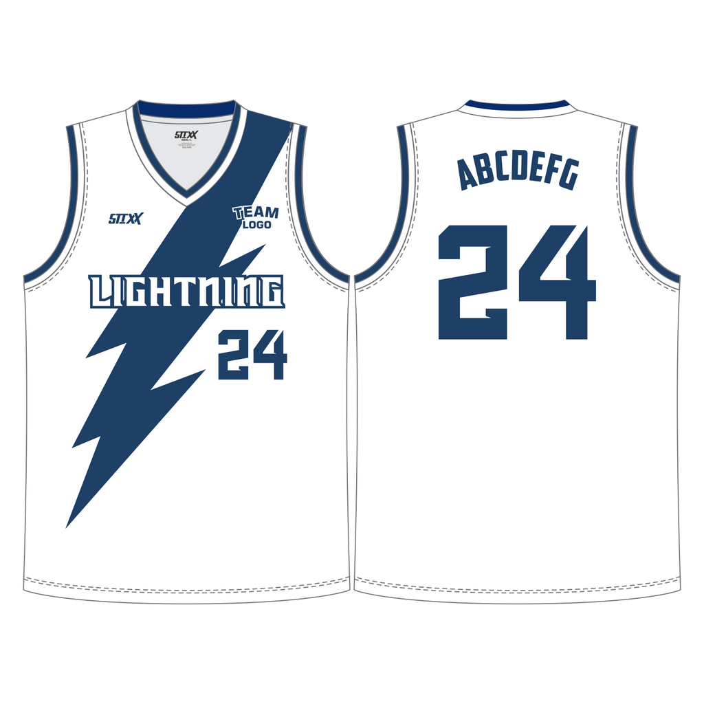 CUSTOM V-NECK BASKETBALL JERSEYS