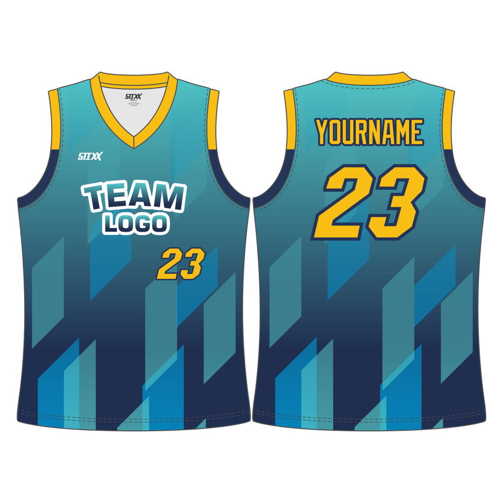 CUSTOM V-NECK BASKETBALL JERSEYS