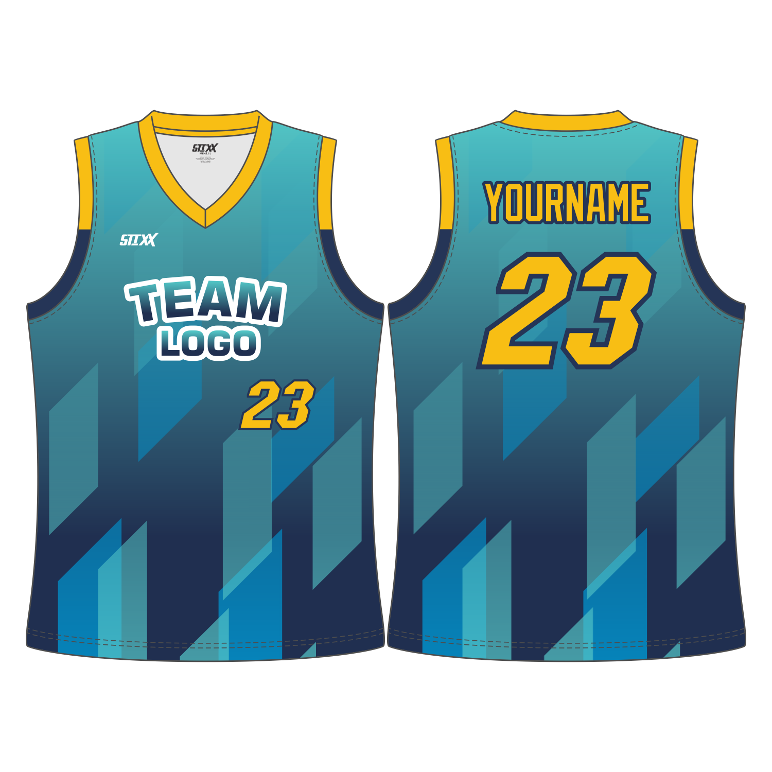 CUSTOM V-NECK BASKETBALL JERSEYS
