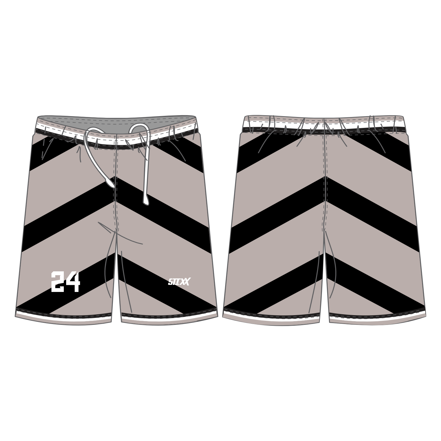 CUSTOM REVERSIBLE BASKETBALL SHORTS