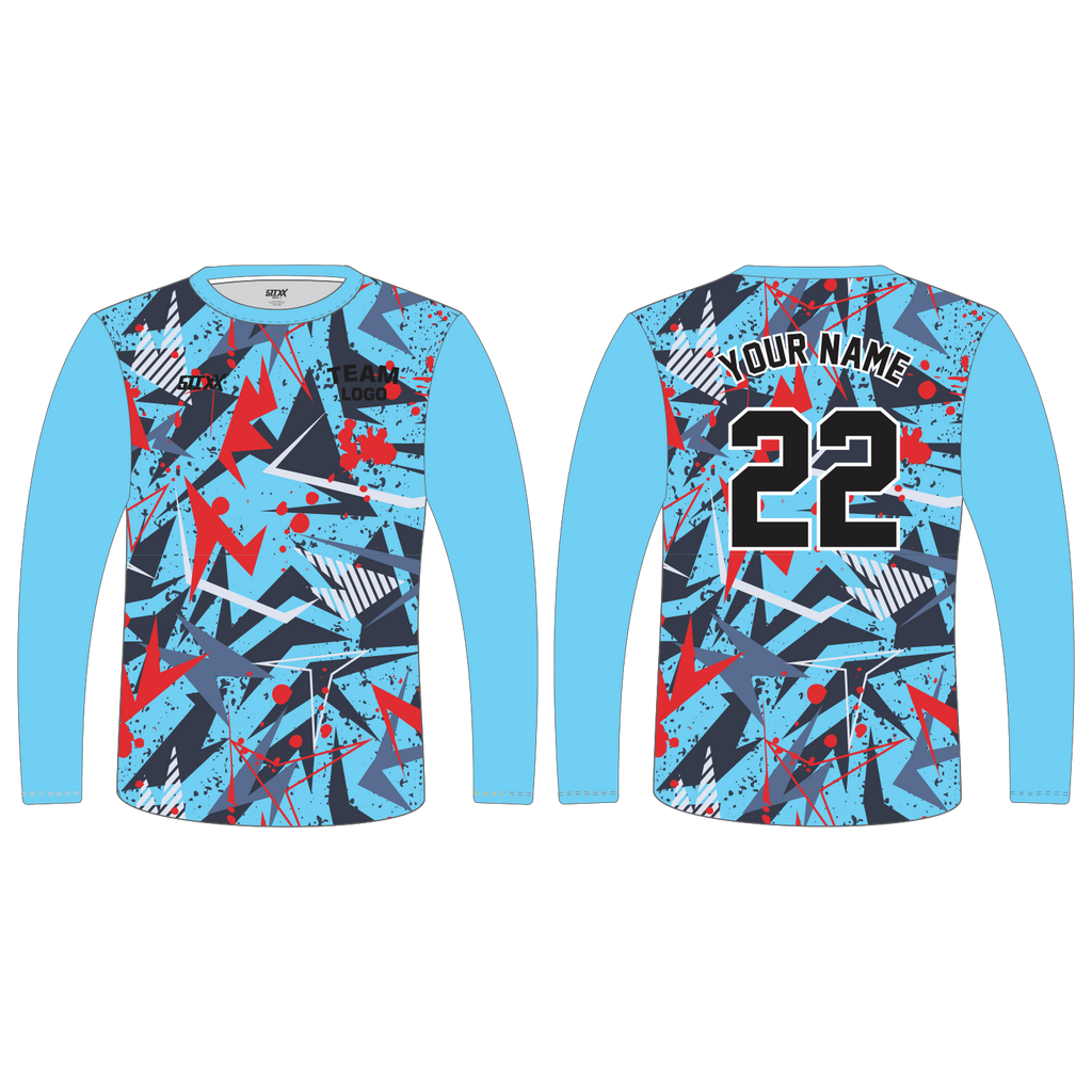 Custom Long‑Sleeve Crew Neck T‑Shirts