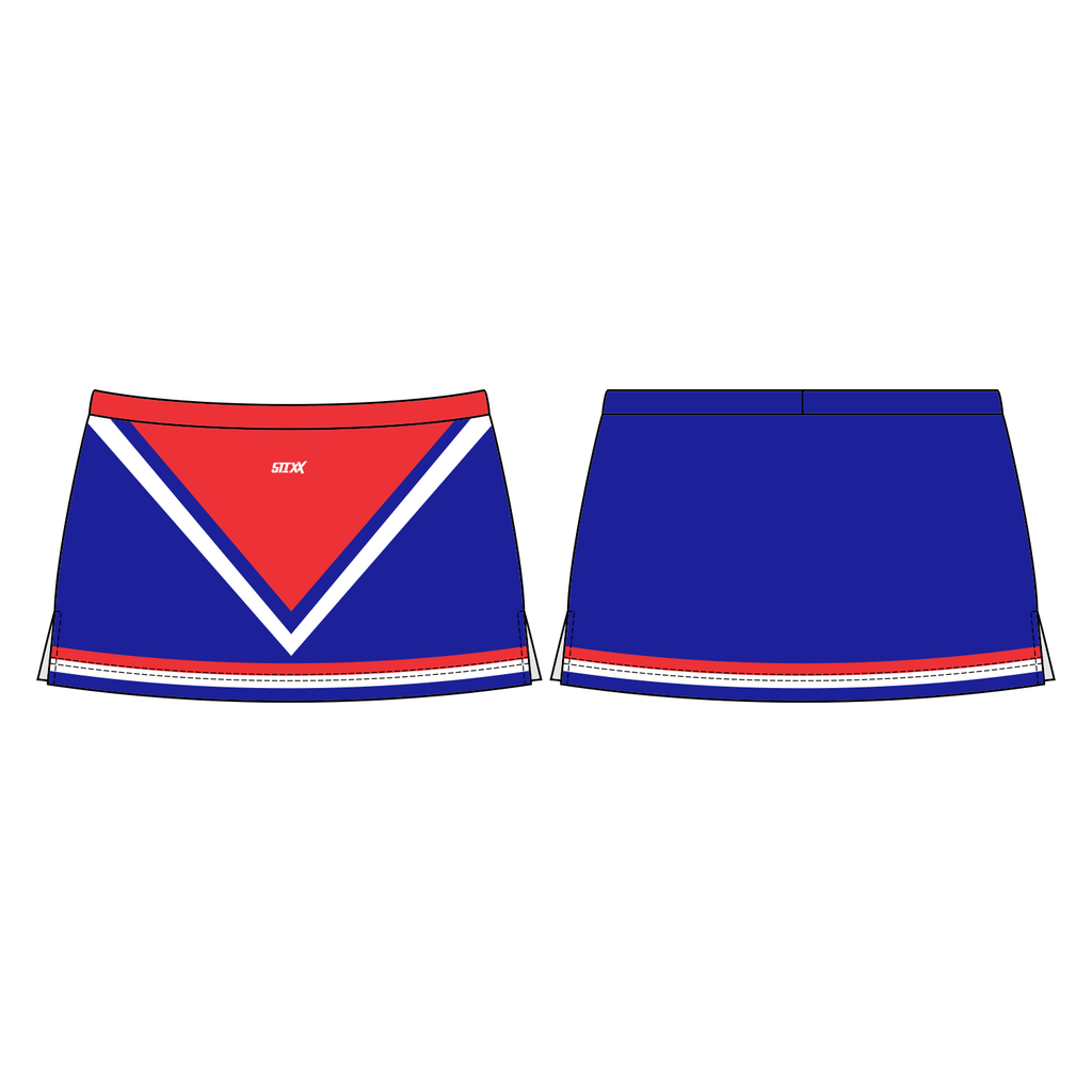 Custom Side Vent Cheerleading Skirts