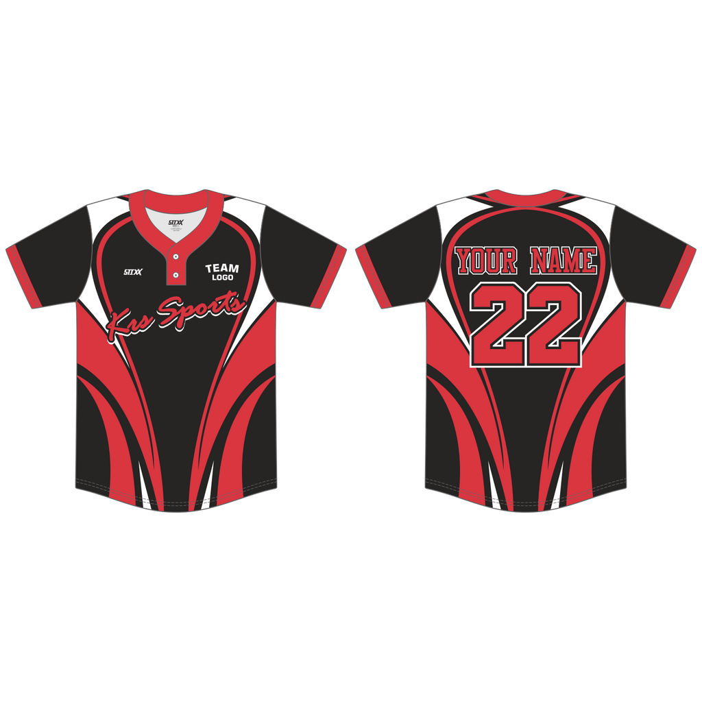 Custom 2-Button Baseball Jerseys