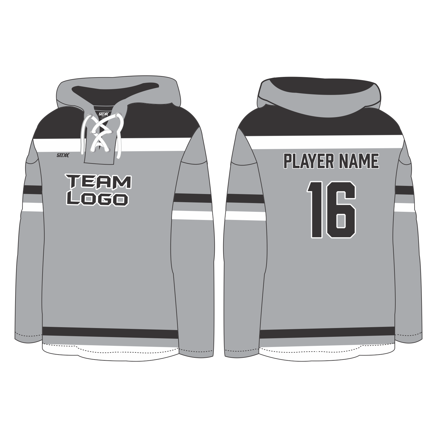 Custom Team ICE Hockey Hoodie