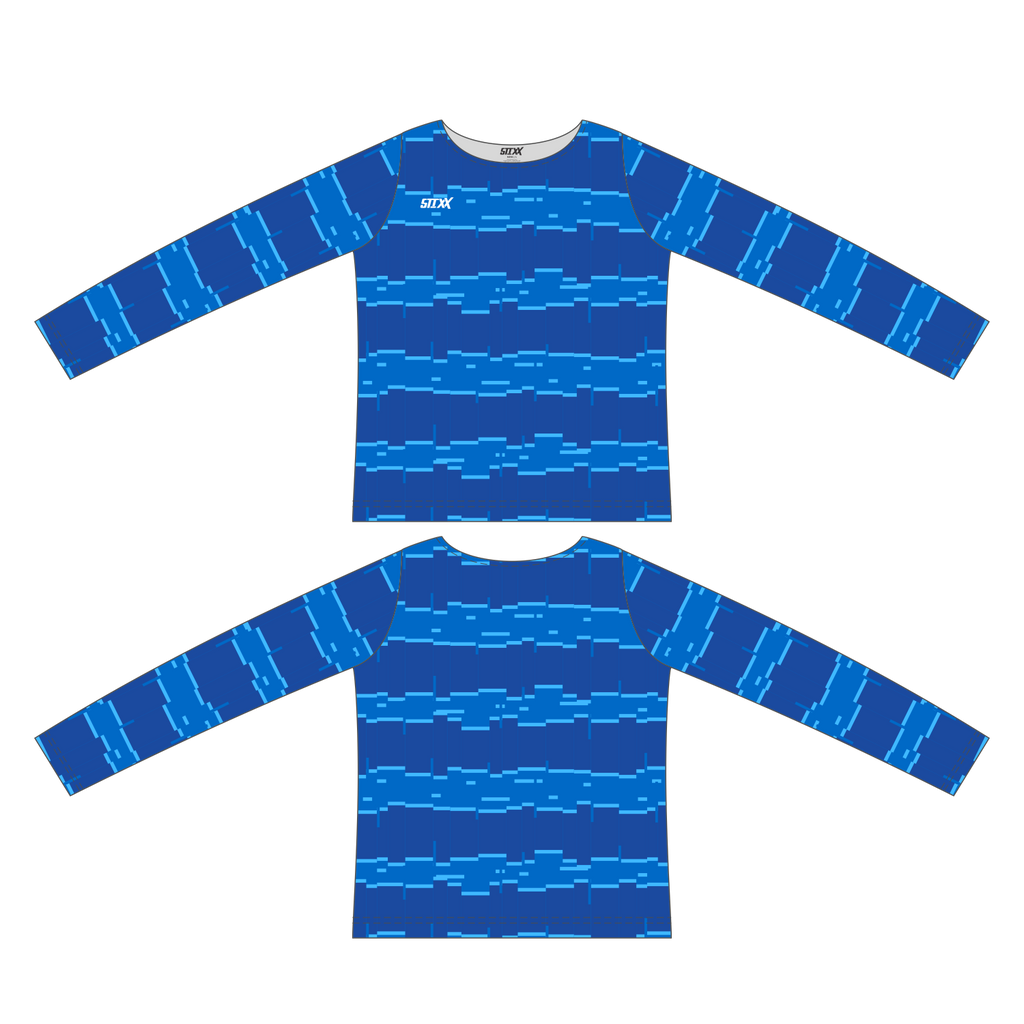 Custom Long Sleeved Crew Neck Cheerleading Shells