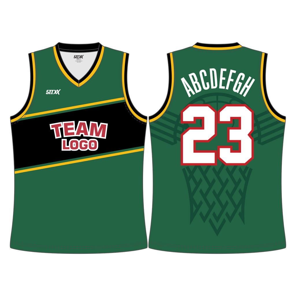 CUSTOM V-NECK BASKETBALL JERSEYS
