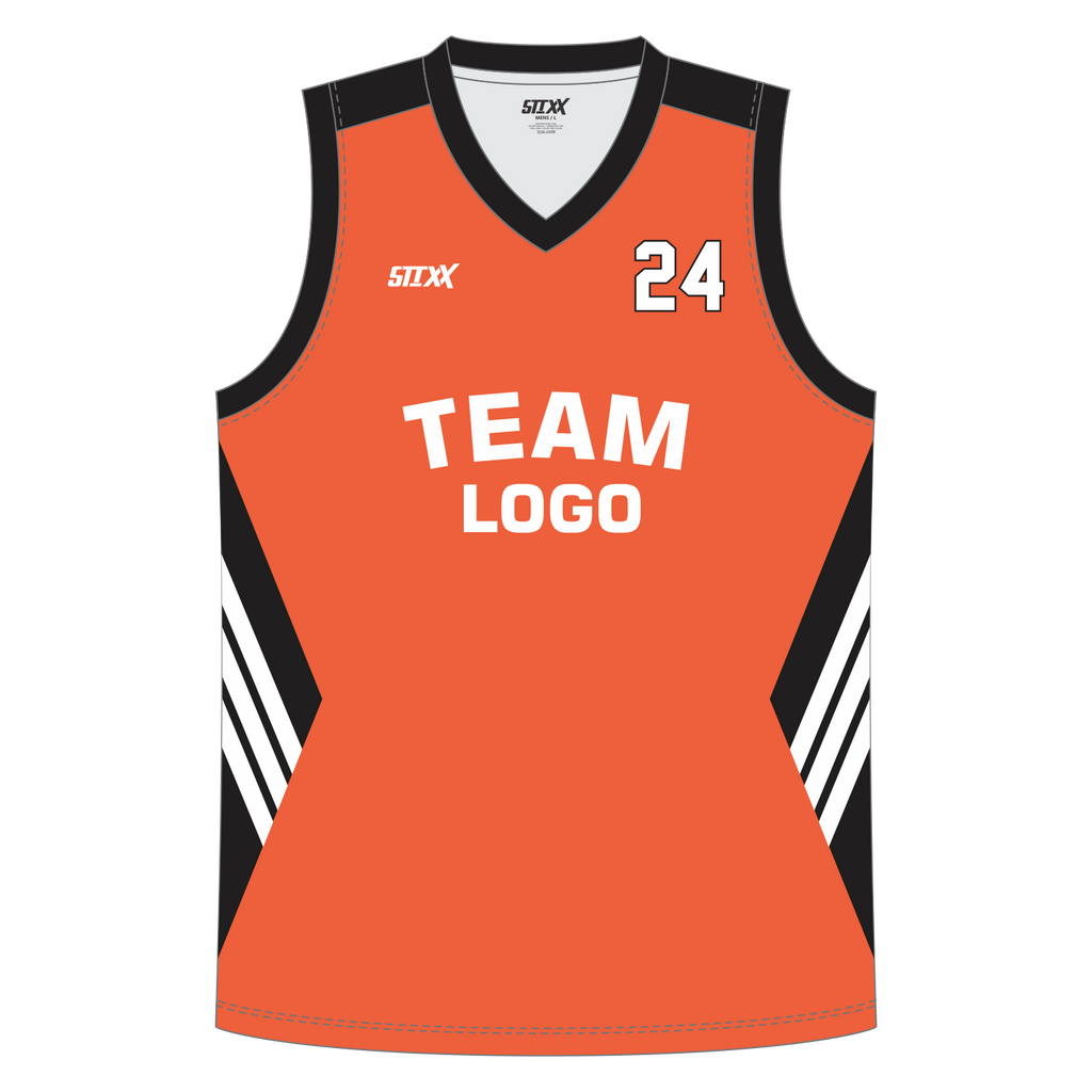 CUSTOM V-NECK BASKETBALL JERSEYS