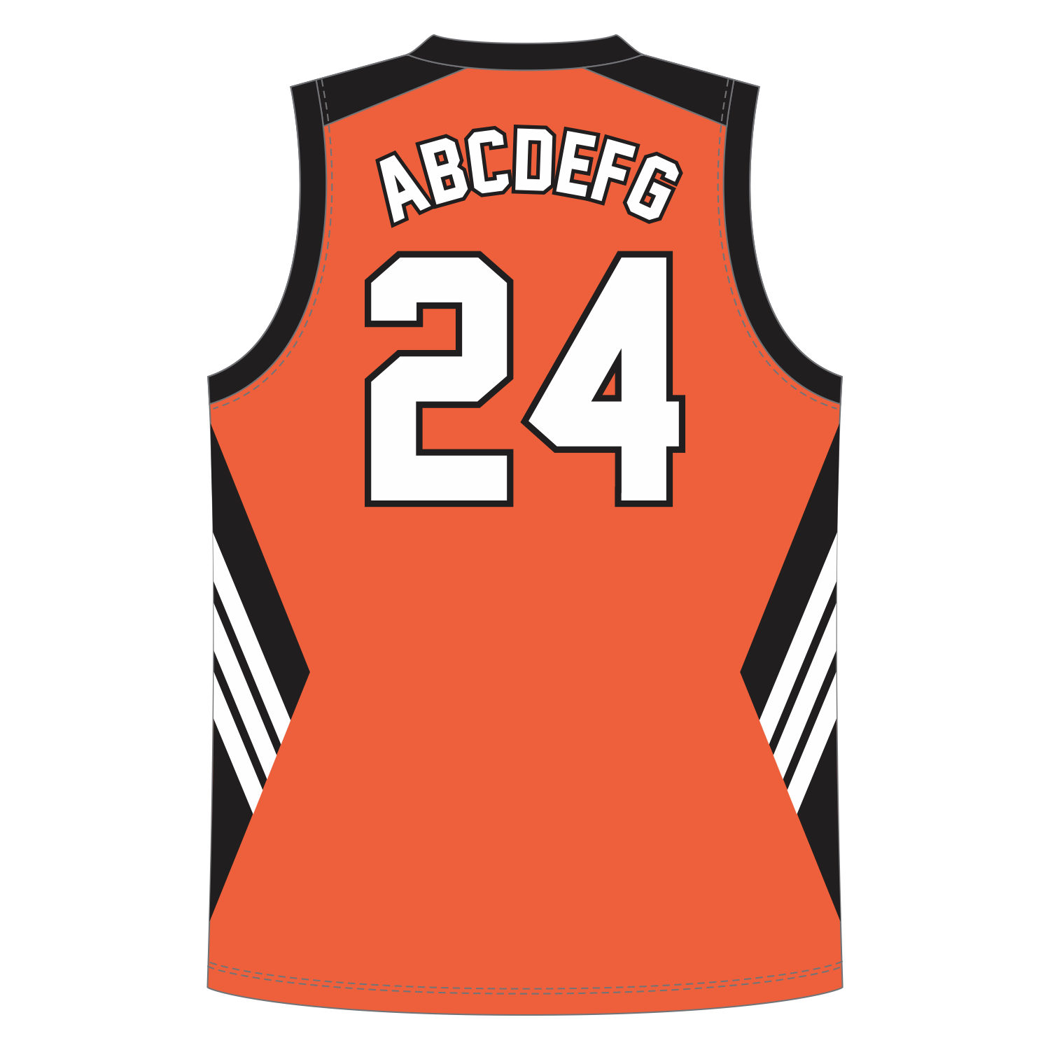 CUSTOM V-NECK BASKETBALL JERSEYS