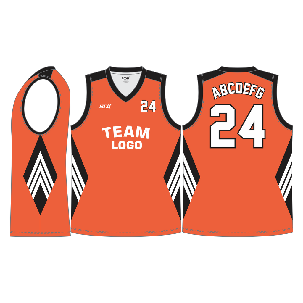 CUSTOM V-NECK BASKETBALL JERSEYS