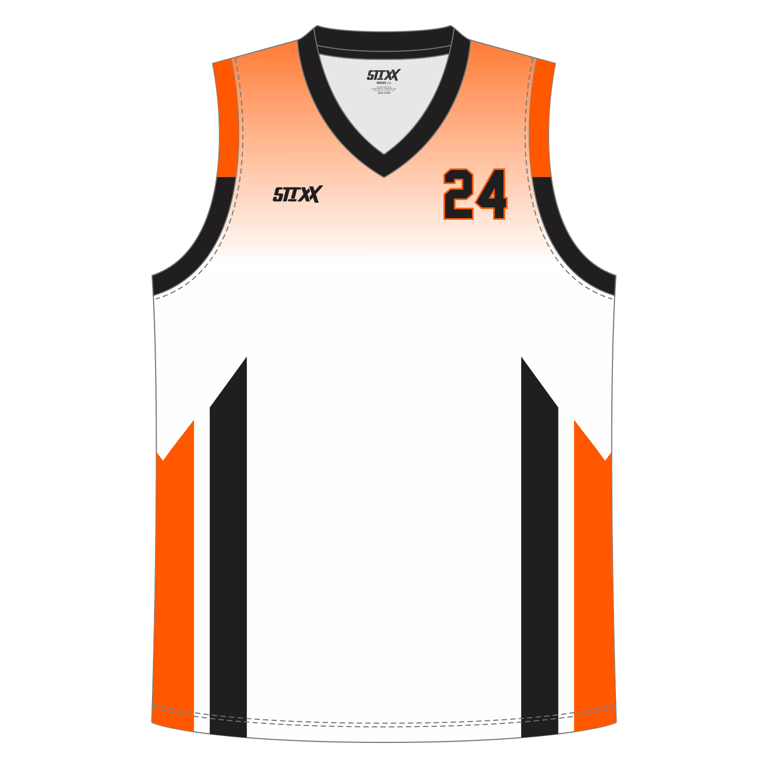 CUSTOM V-NECK BASKETBALL JERSEYS