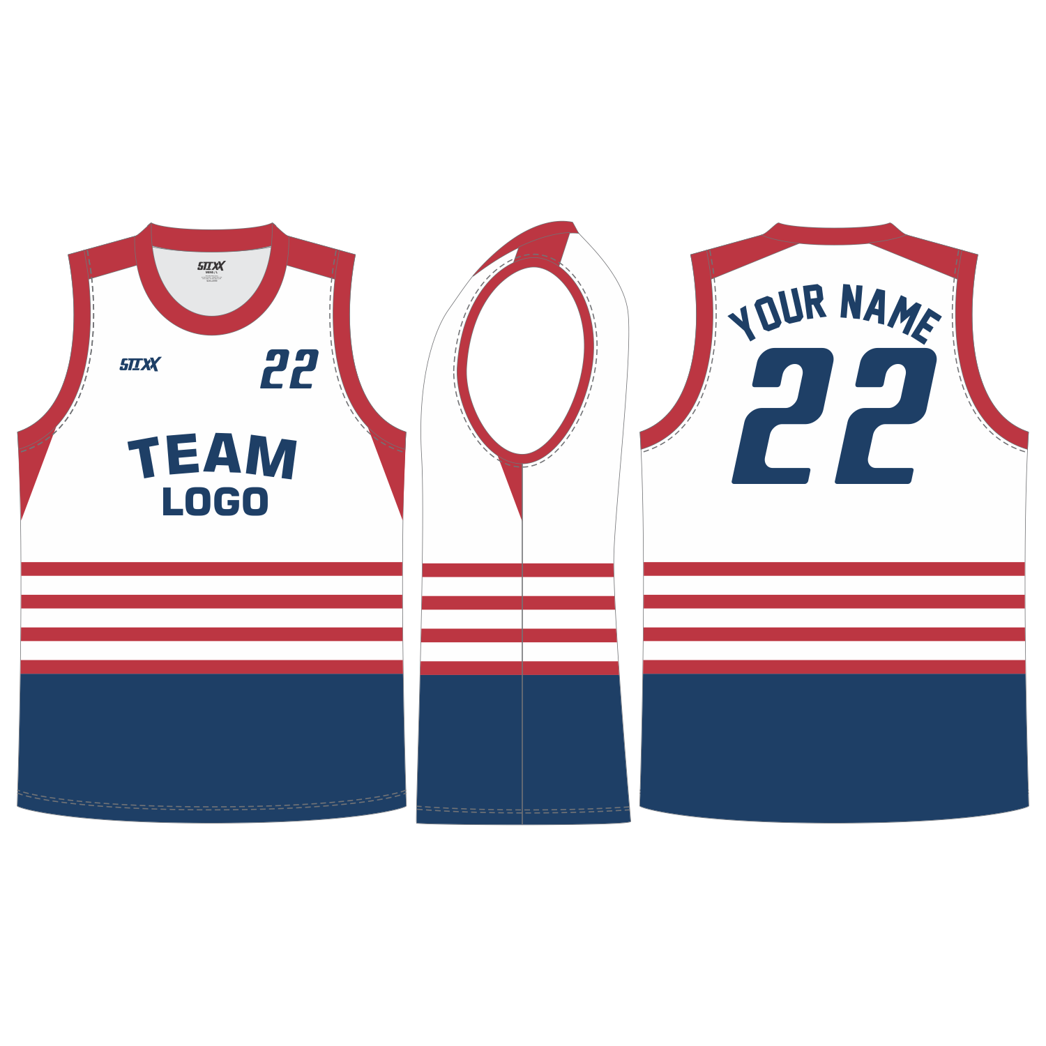 CUSTOM ROUND/CREW NECK BASKETBALL JERSEYS