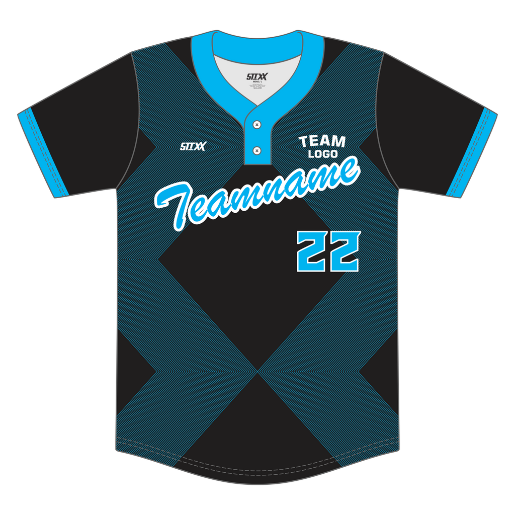 Custom 2-Button Baseball Jerseys