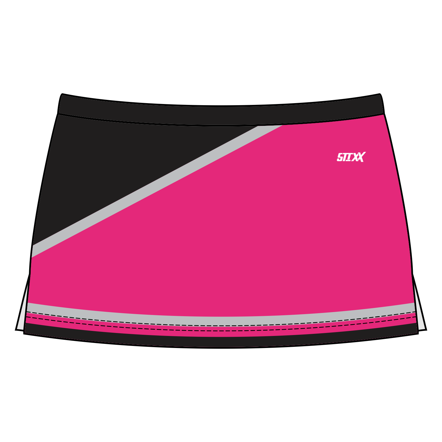 Side Vent Cheerleading Skort