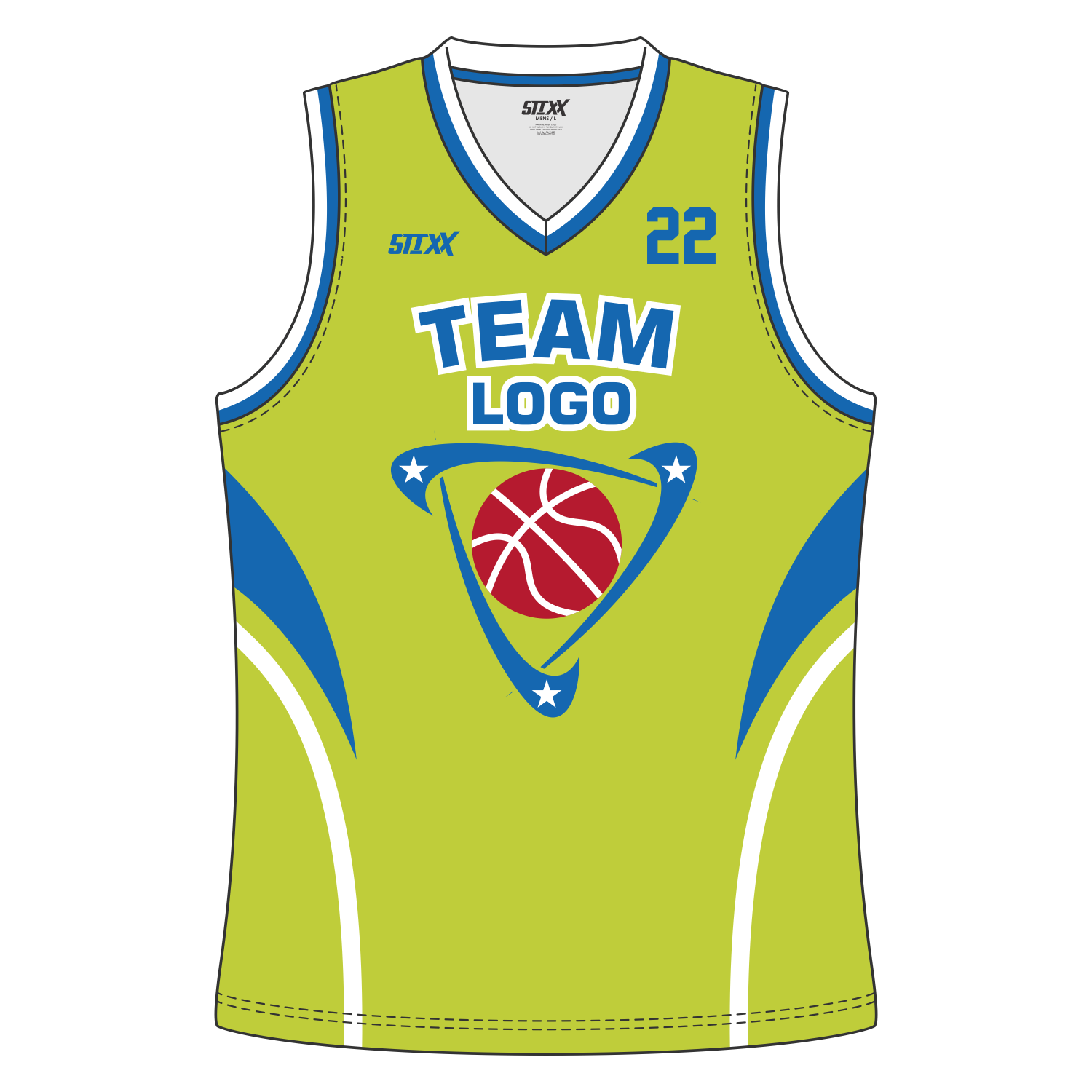 CUSTOM V-NECK BASKETBALL JERSEYS