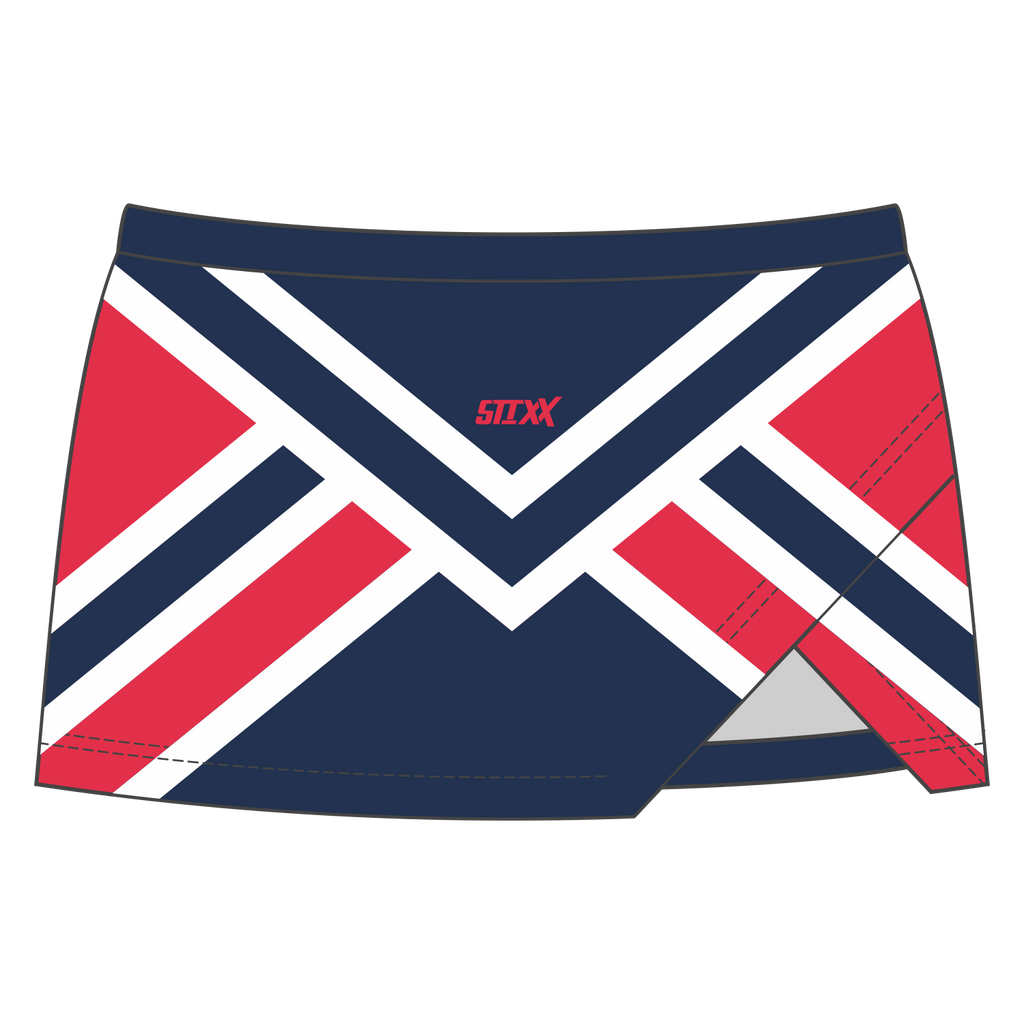 Custom Crossover Vent Cheerleading Skorts
